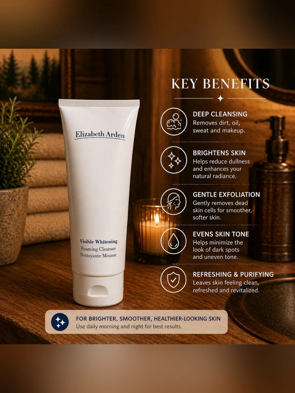 Elizabeth Arden Visible Whitening Foaming Cleanser